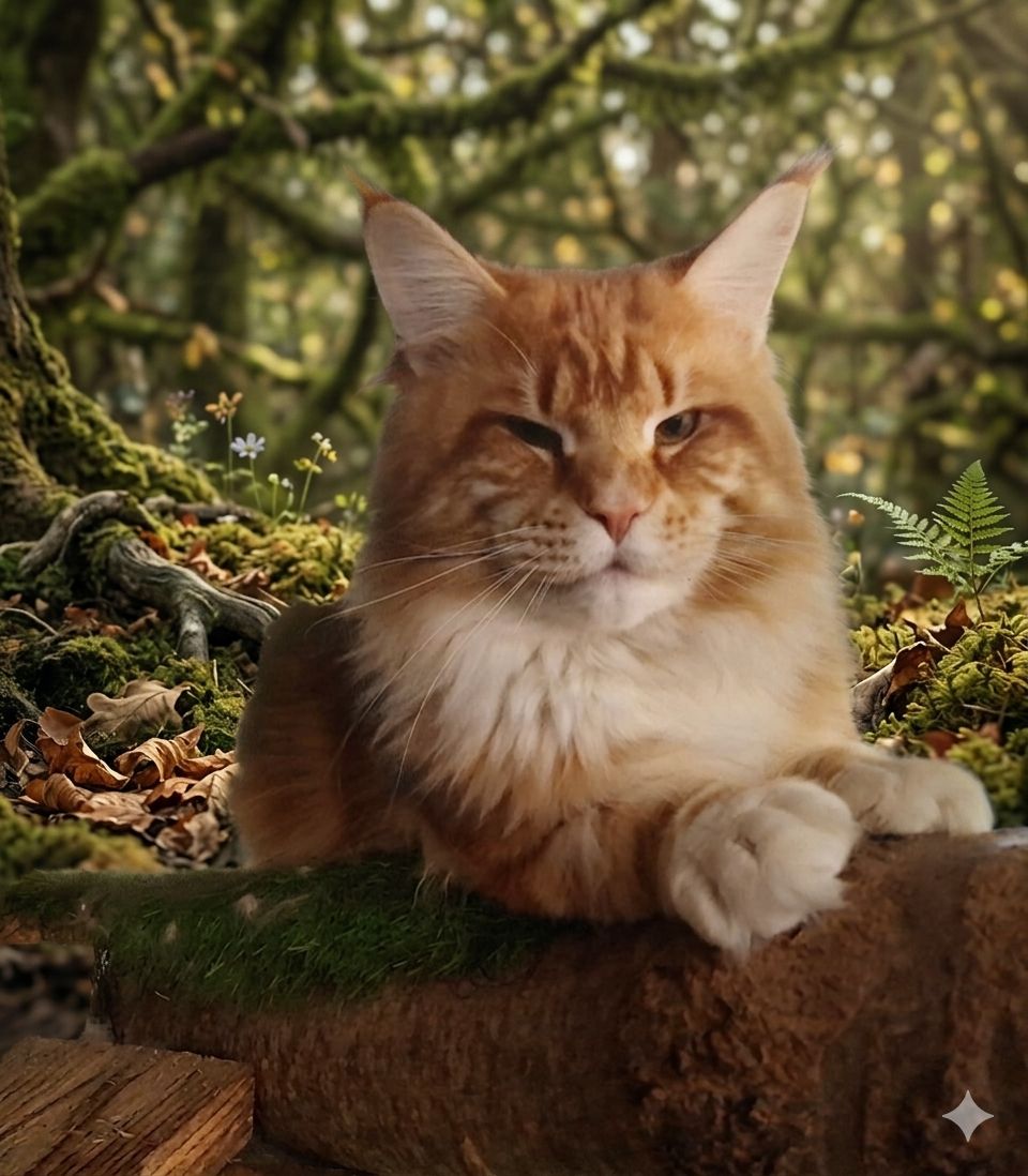 maine coon roux male